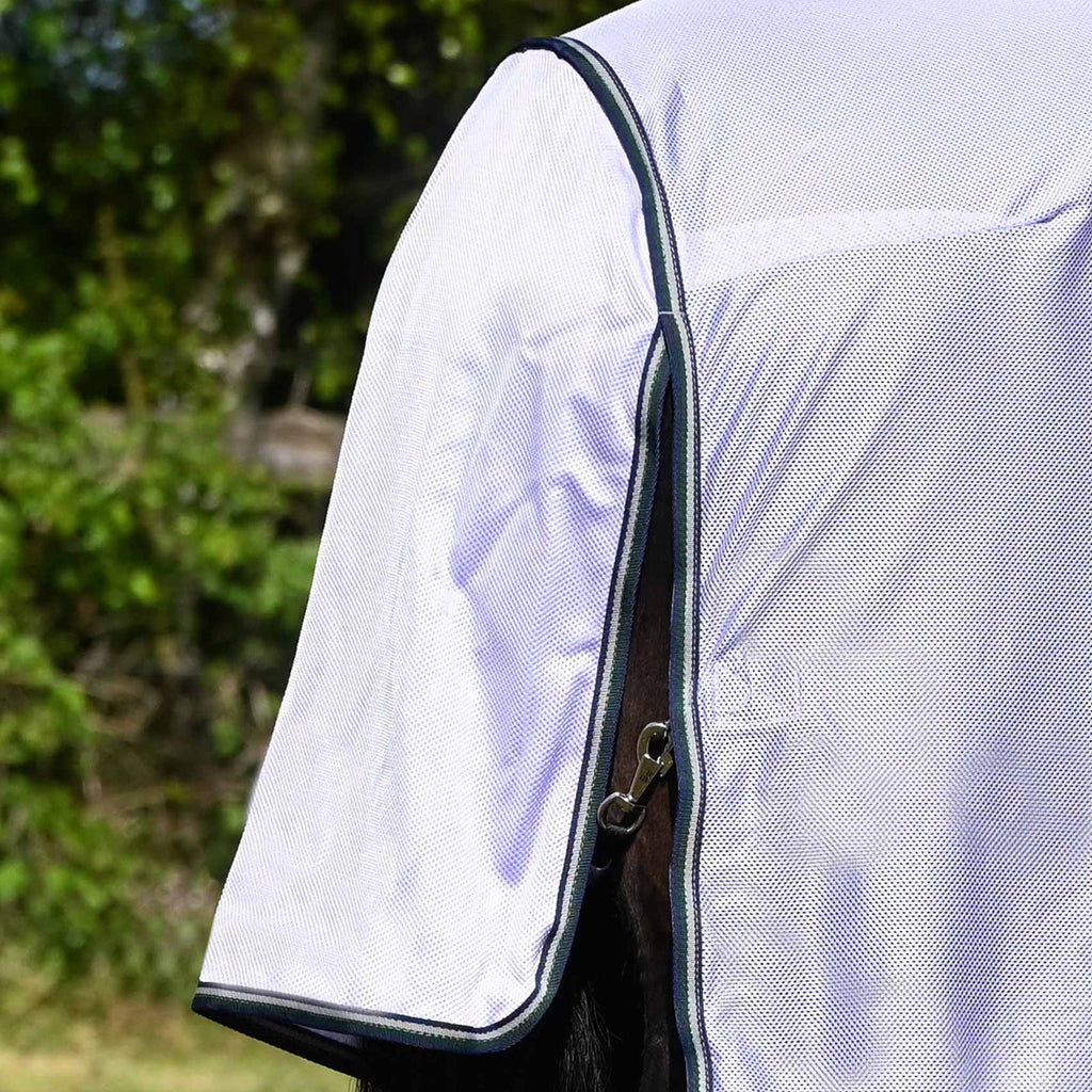 Premier Equine Bug Buster Fly Rug with Detachable Neck and Belly Flap - Lavender