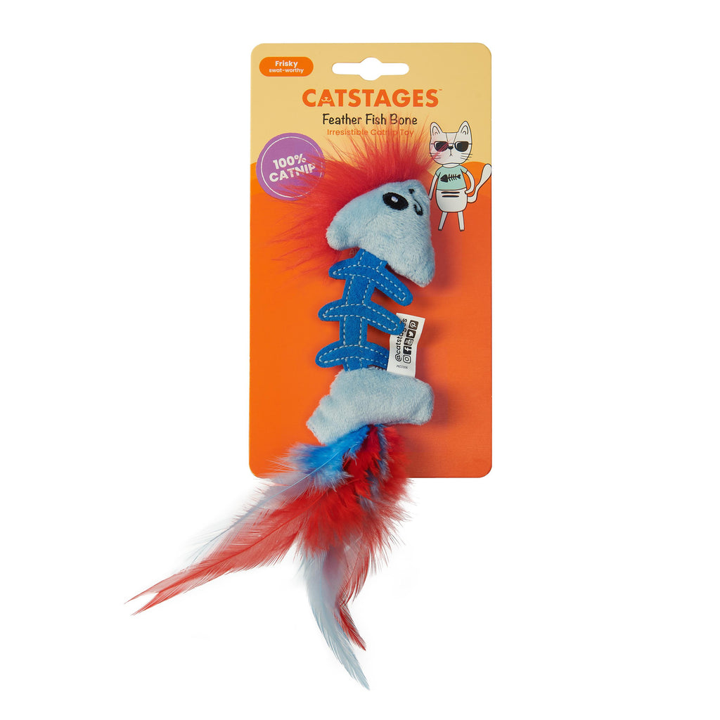 Rosewood Feather Fish Bone