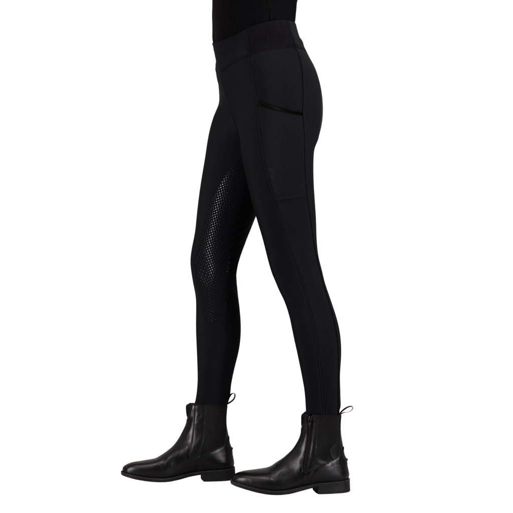 HV Polo Ladies Estrelle Full Grip Riding Tights - Black