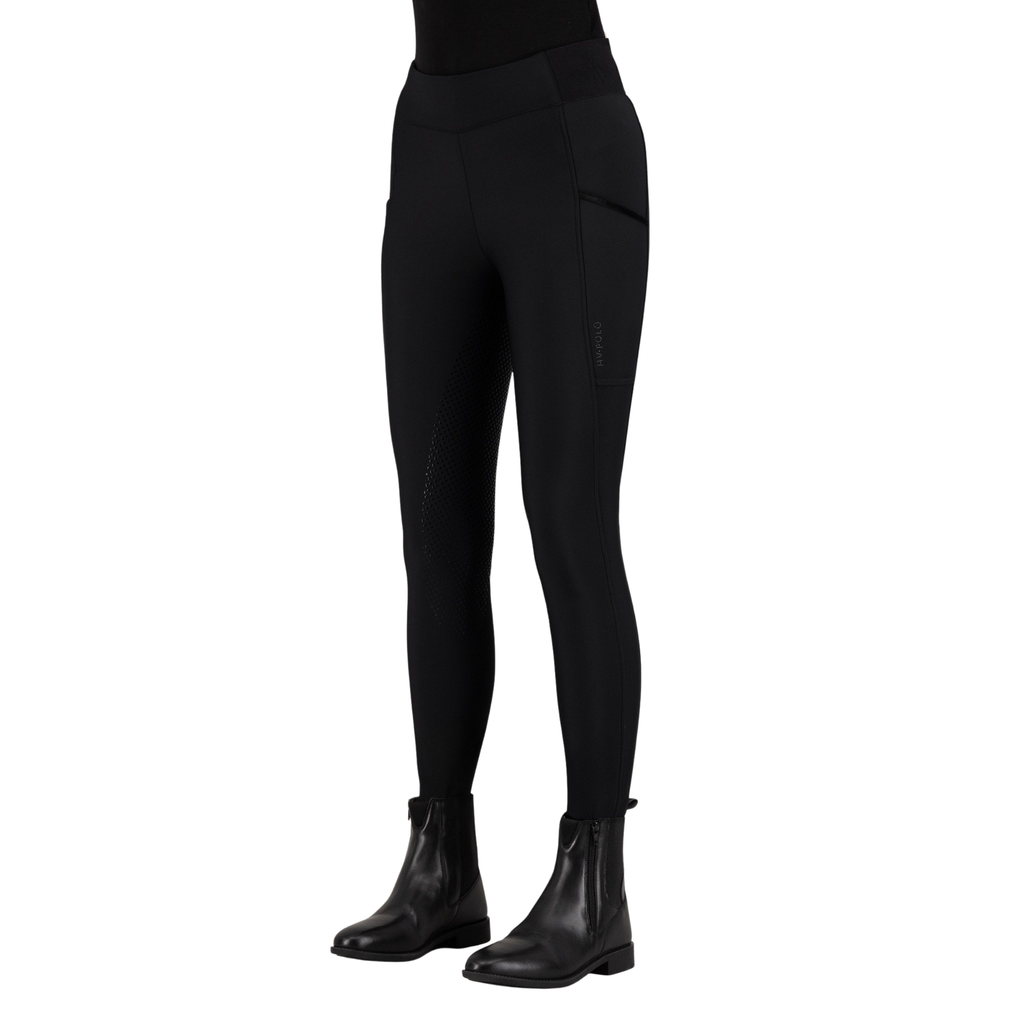 HV Polo Ladies Estrelle Full Grip Riding Tights - Black