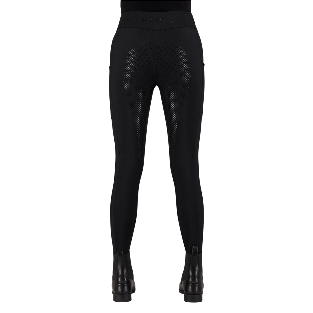 HV Polo Ladies Estrelle Full Grip Riding Tights - Black