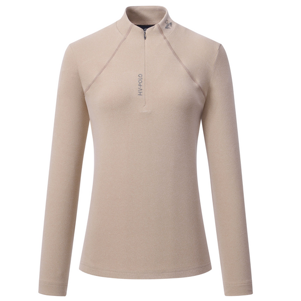 HV Polo Ladies Floria Top - Natural Heather