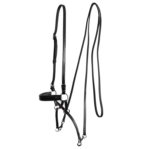 F.R.A Janosch Bitless Bridle - Black