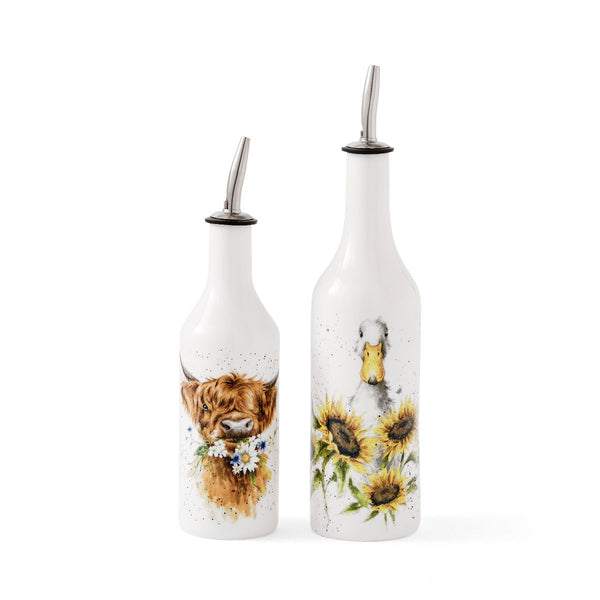 Wrendale Cow and Duck Oil and Vinegar Set
