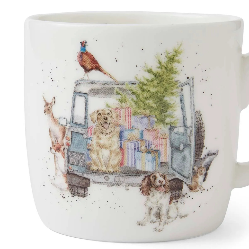 Wrendale Driving Home for Christmas Mug Set of 6