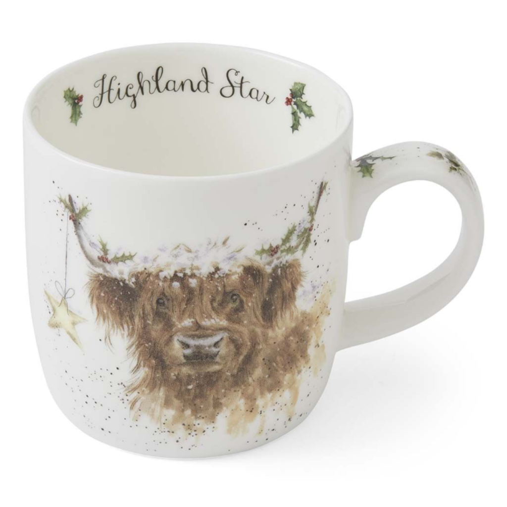 Wrendale Highland Star Mug