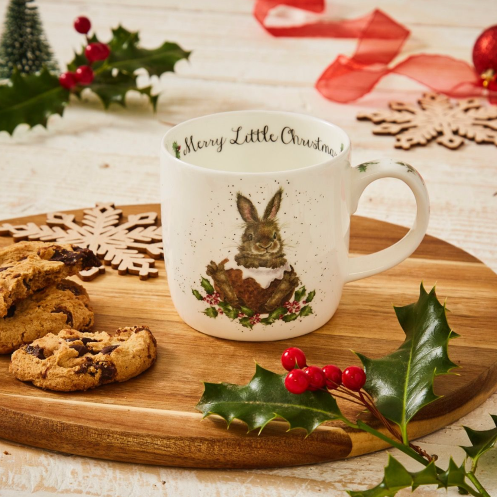 Wrendale Merry Little Christmas Bunny Mug