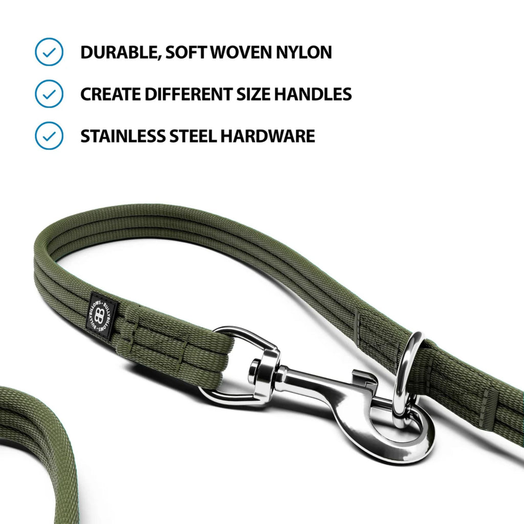 BullyBillows Double Ended Training Lead - Khaki