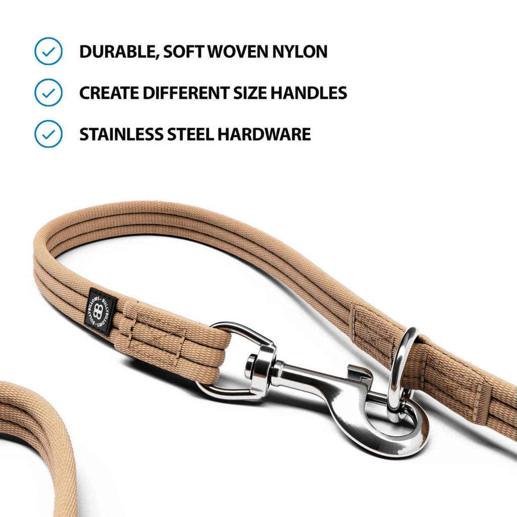 BullyBillows Double Ended Training Lead - Military Tan