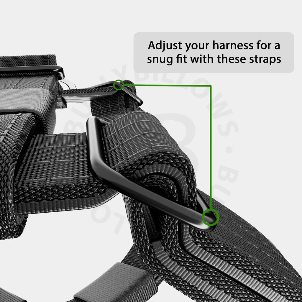 BullyBillows TRI-Harness - Black