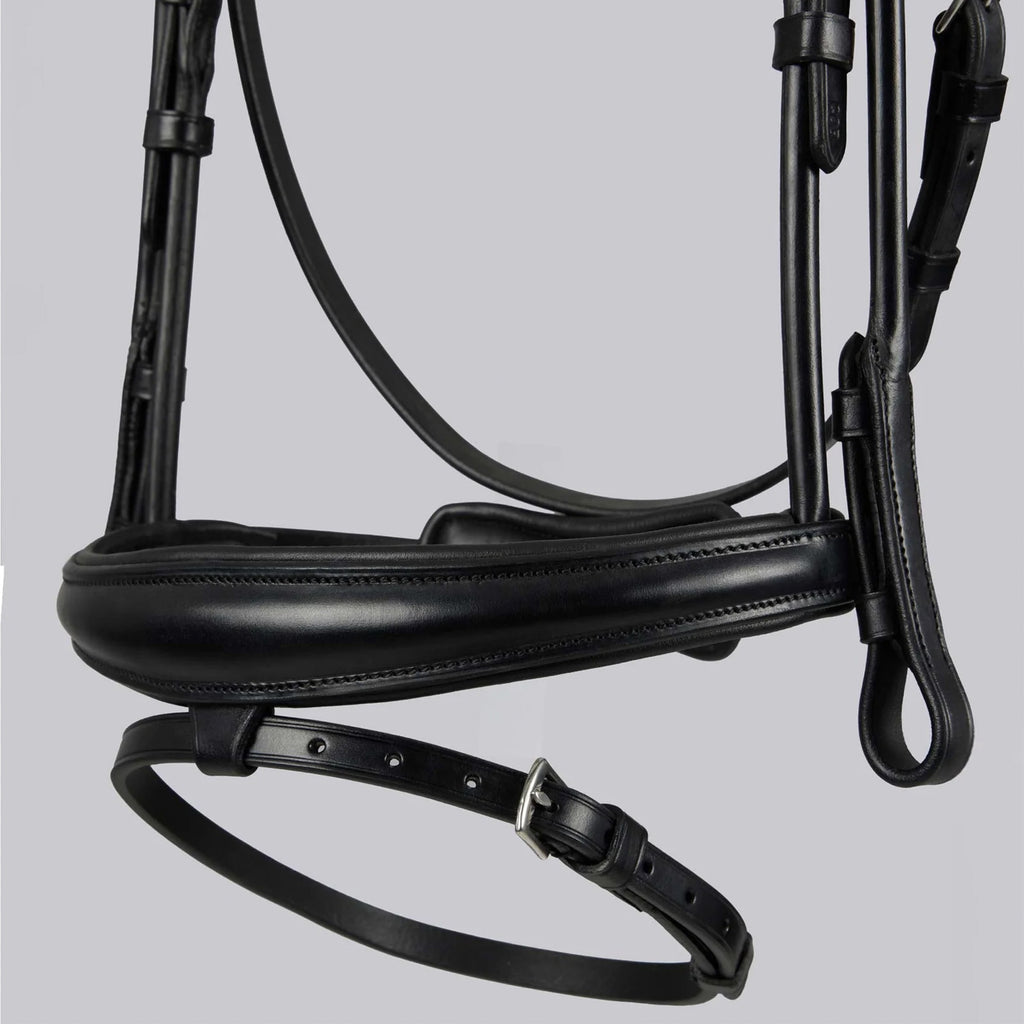 Premier Equine Finetti Rolled Leather Snaffle Bridle - Brown