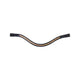 Hy Equestrian Rosciano Rose Gold Browband - Black/Rose Gold