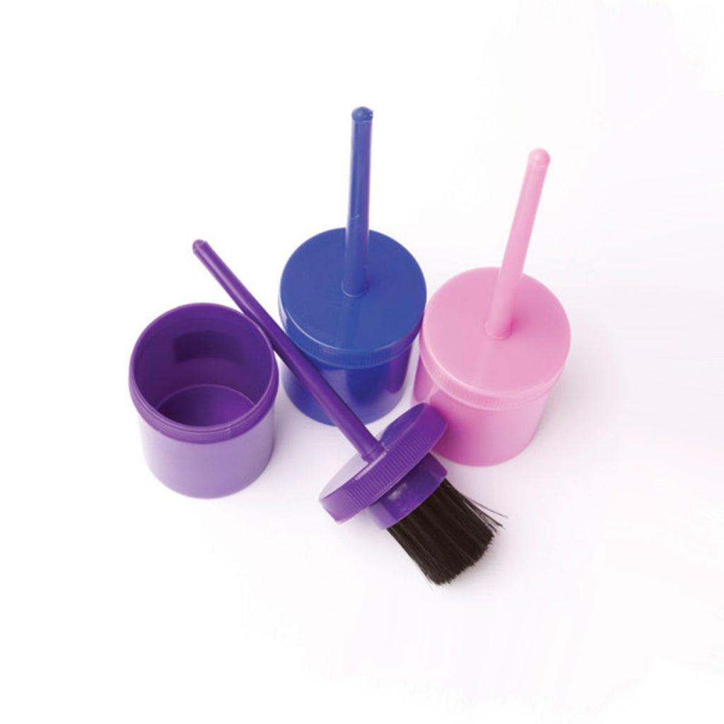 Lincoln Hoof Oil Brush With Container - Pink