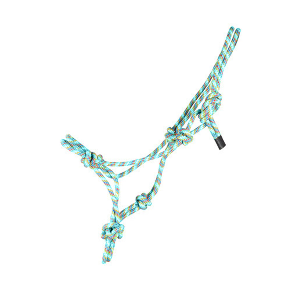Hy Equestrian Rope Halter - Bright Blue