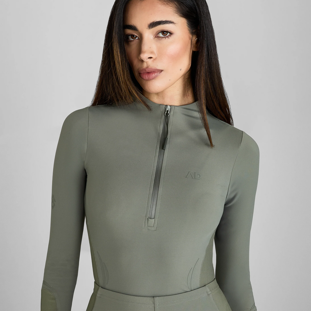 Aztec Diamond Define Long Sleeved Baselayer - Sage