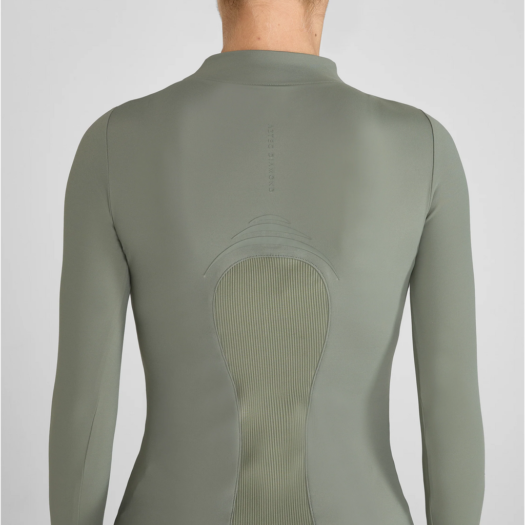 Aztec Diamond Define Long Sleeved Baselayer - Sage