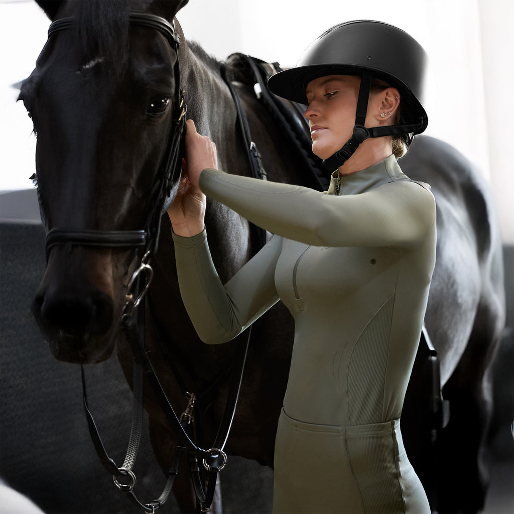 Aztec Diamond Define Long Sleeved Baselayer - Sage