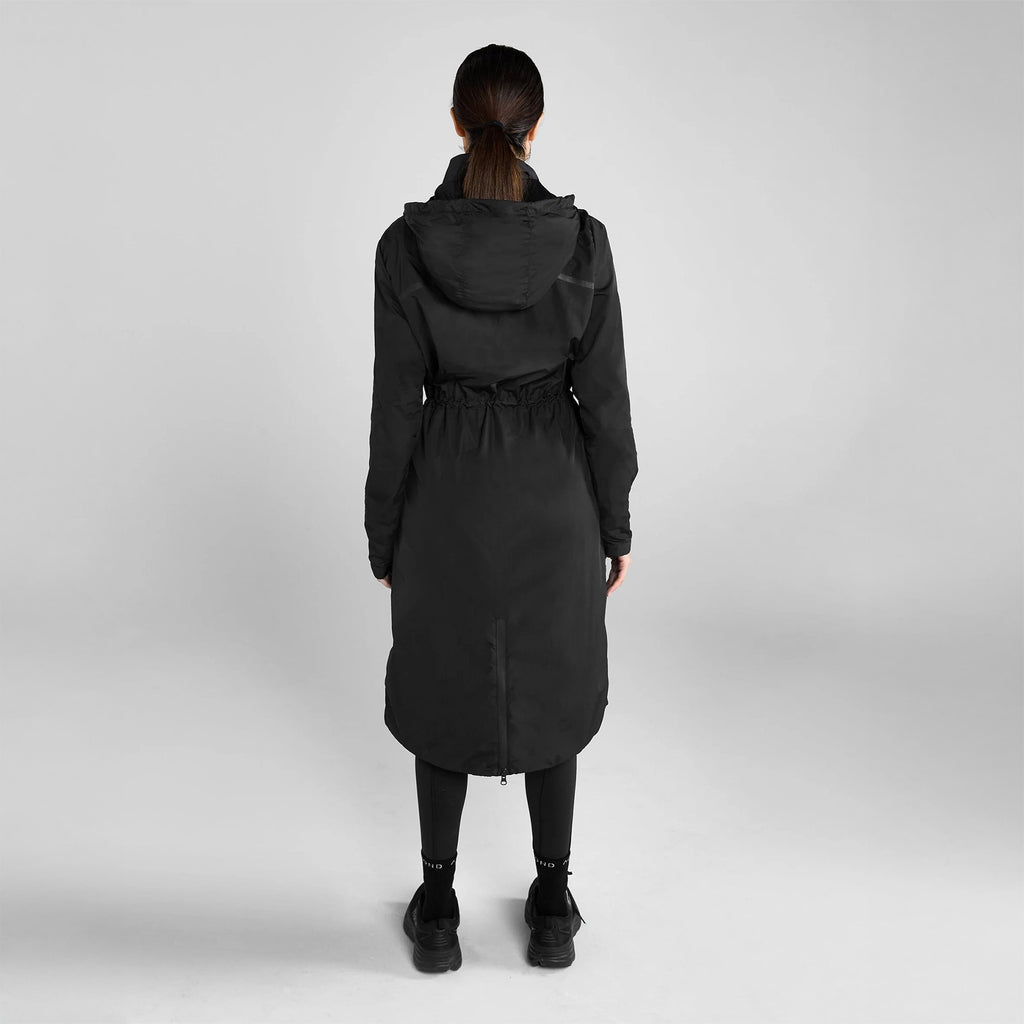 Aztec Diamond Lightweight Rain Jacket - Black