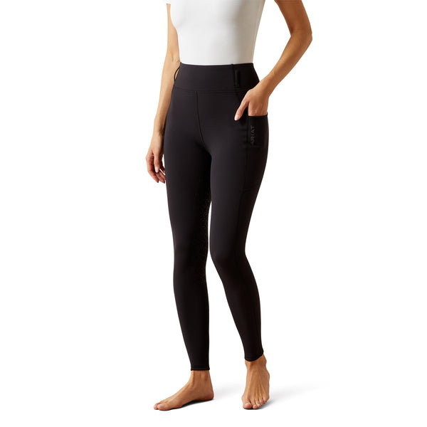 Ariat Ladies Venture 2.0 Thermal Full Seat Tights - Black