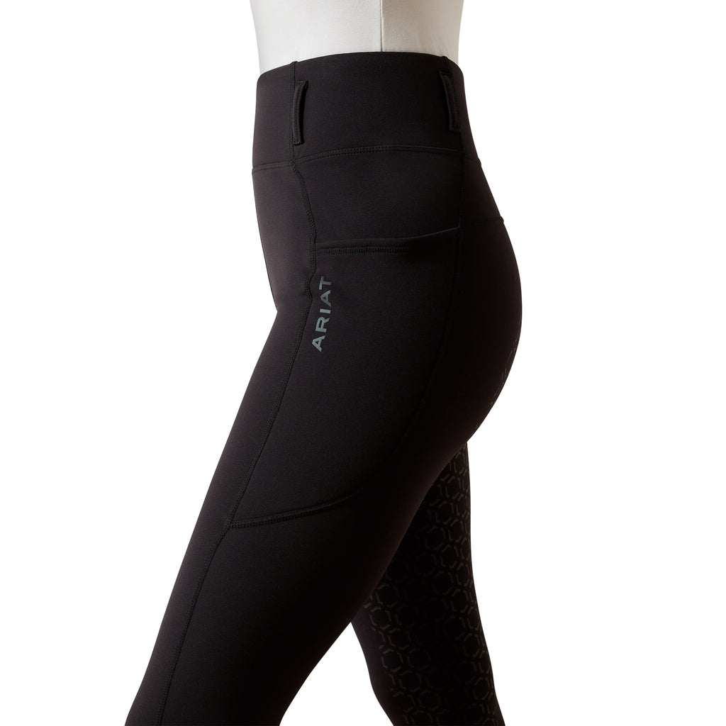 Ariat Ladies Venture 2.0 Thermal Full Seat Tights - Black