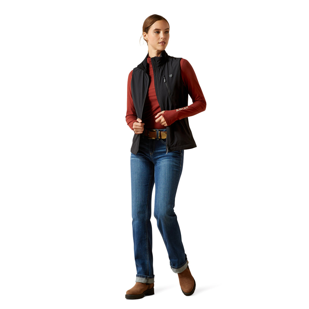 Ariat Ladies Rion Stretch Shell Vest - Black