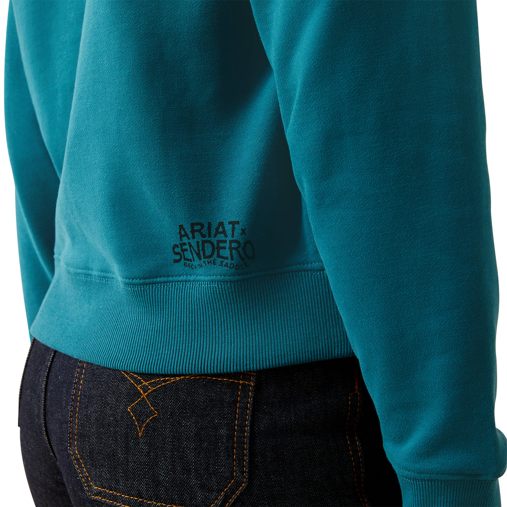 Ariat Ladies Essential Sendero West Is Best Sweatshirt - Dragonfly