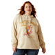 Ariat Ladies Sendero Yeehaw Hoodie - Oyster Grey