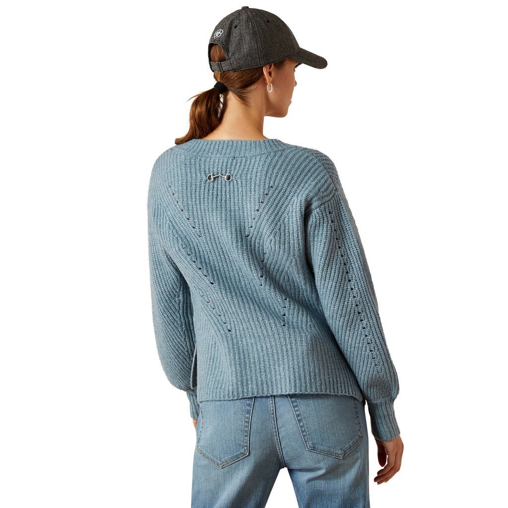 Ariat Ladies Blaydon Sweater - Spring Lake Heather