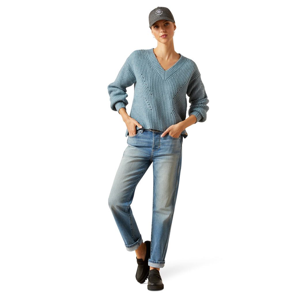 Ariat Ladies Blaydon Sweater - Spring Lake Heather