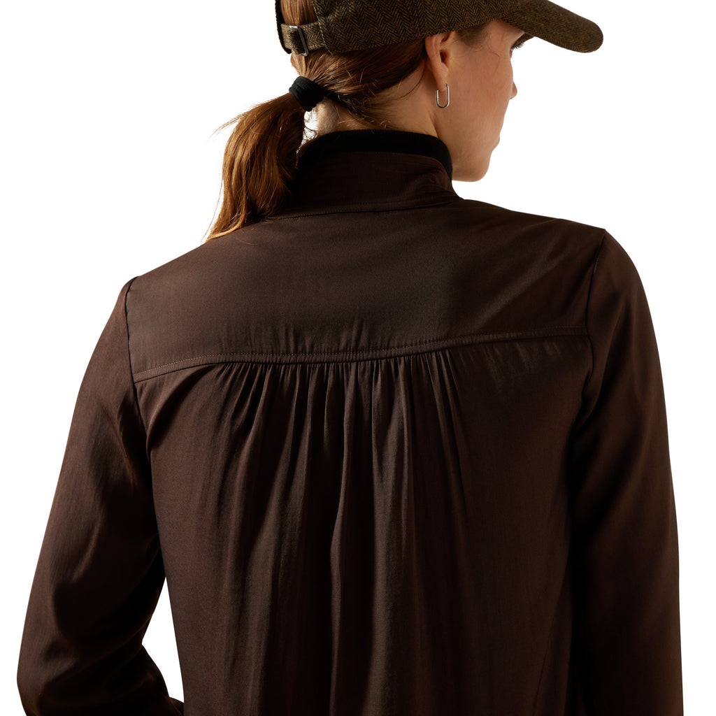 Ariat Ladies Kildwick Blouse  - Coffee Bean