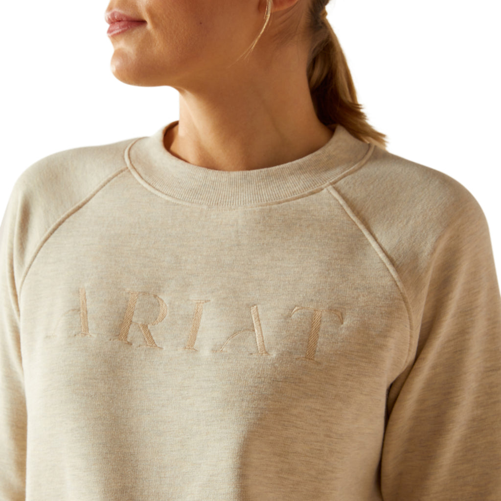 Ariat Ladies Martine Sweatshirt - Pelican Heather