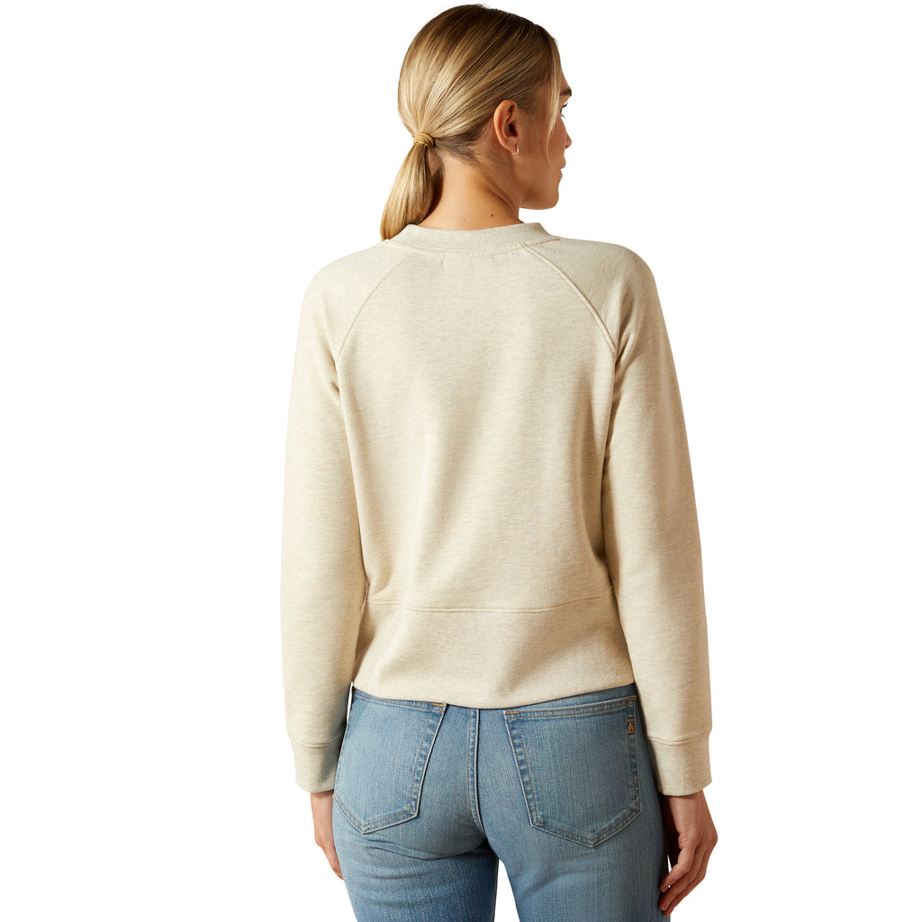 Ariat Ladies Martine Sweatshirt - Pelican Heather