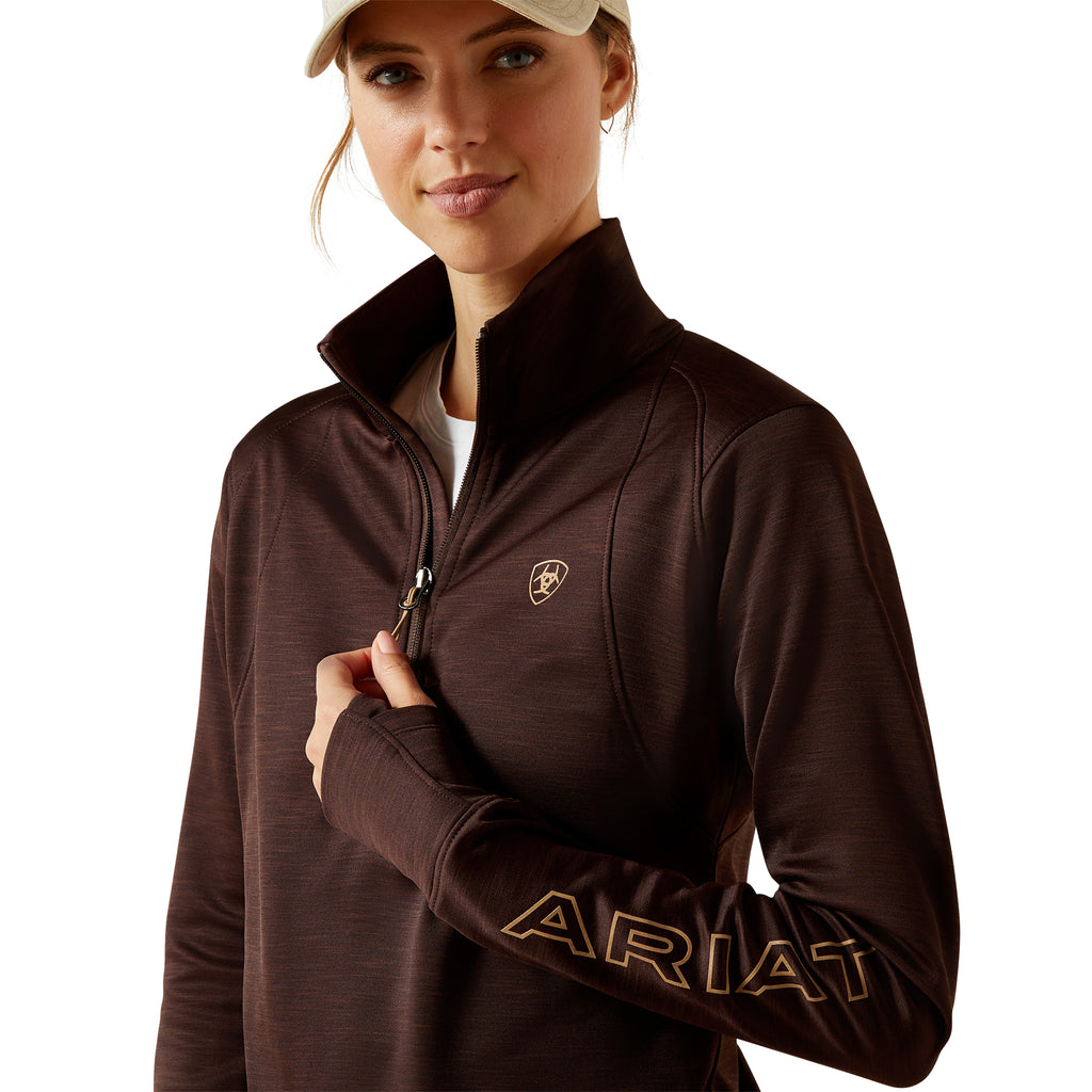 Ariat Ladies Team EQ 1/2 Zip Pullover - Java
