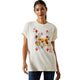 Ariat Ladies Aces Short Sleeve T-Shirt - Papyrus