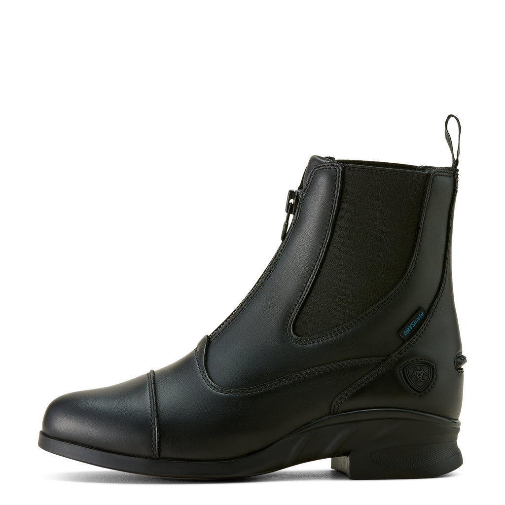 Ariat Ladies Heritage Zip H20 Insulated Paddock Boot - Black