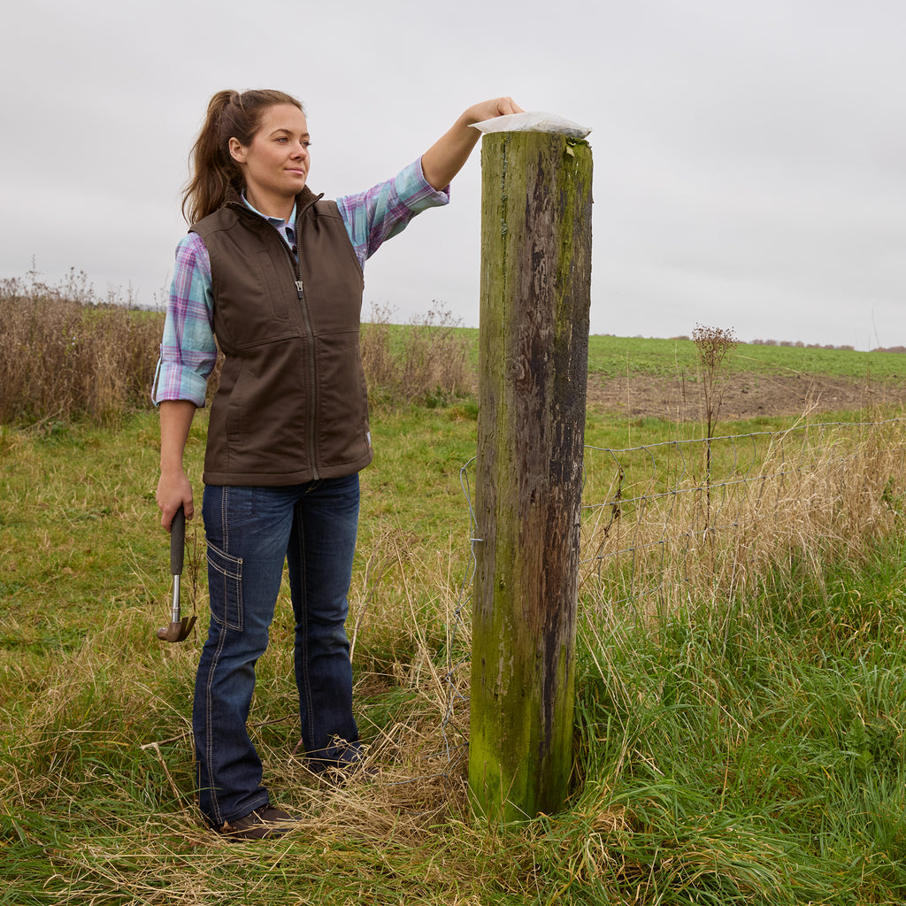 Ariat Ladies Rebar Duracanvas Insulated Vest - Wren