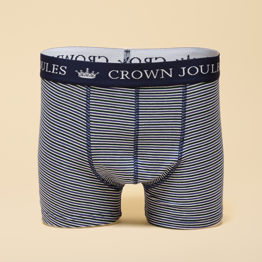 Joules Mens Crown Joules Boxers - Blue/Green