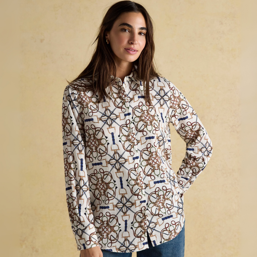 Joules Ladies Claudia Shirt - Cream