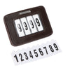 Saddlecloth 4 Number Holder Havana