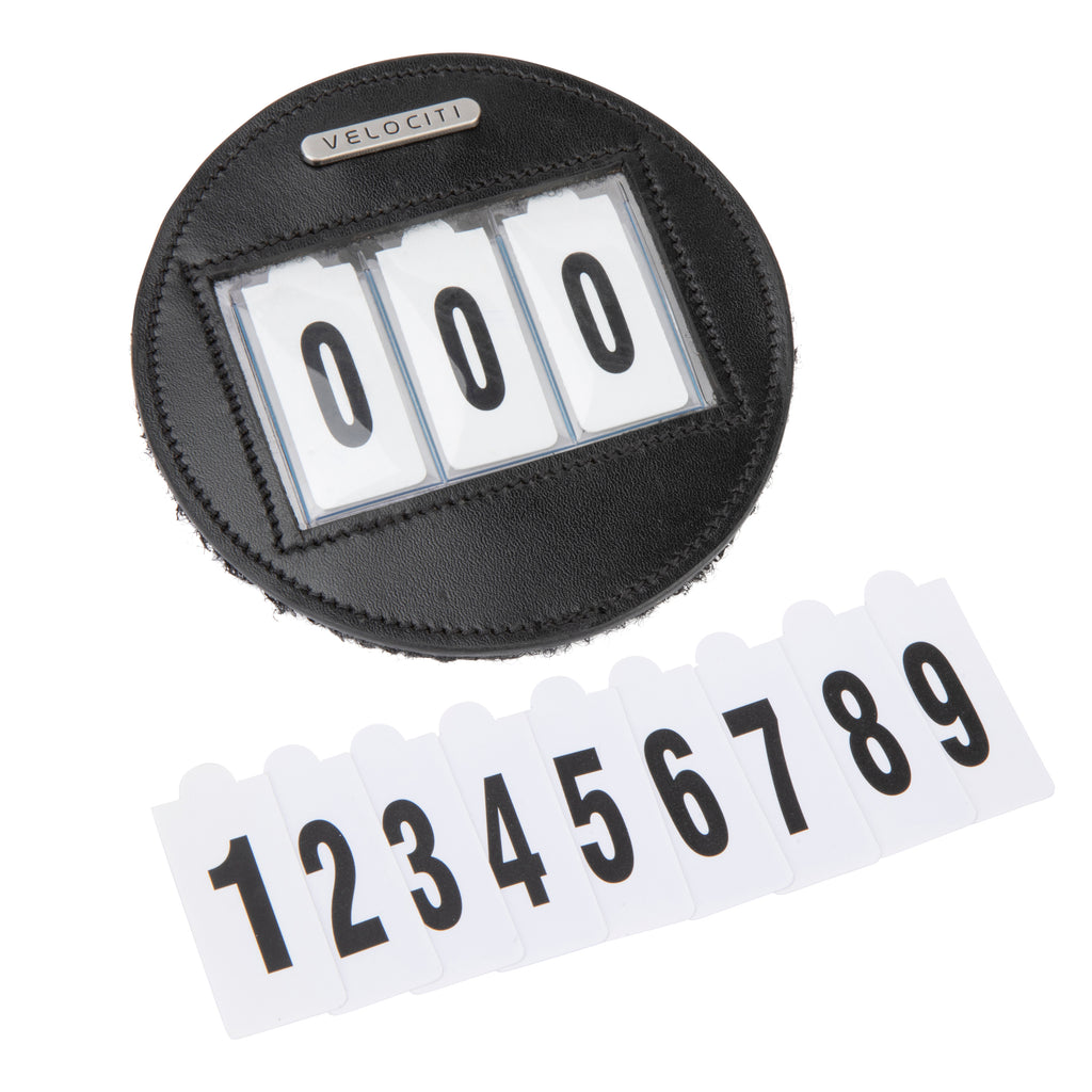 Velociti Round Number Holder - Black