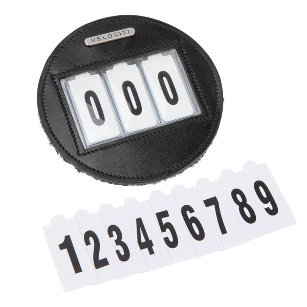 Velociti Round Number Holder - Black