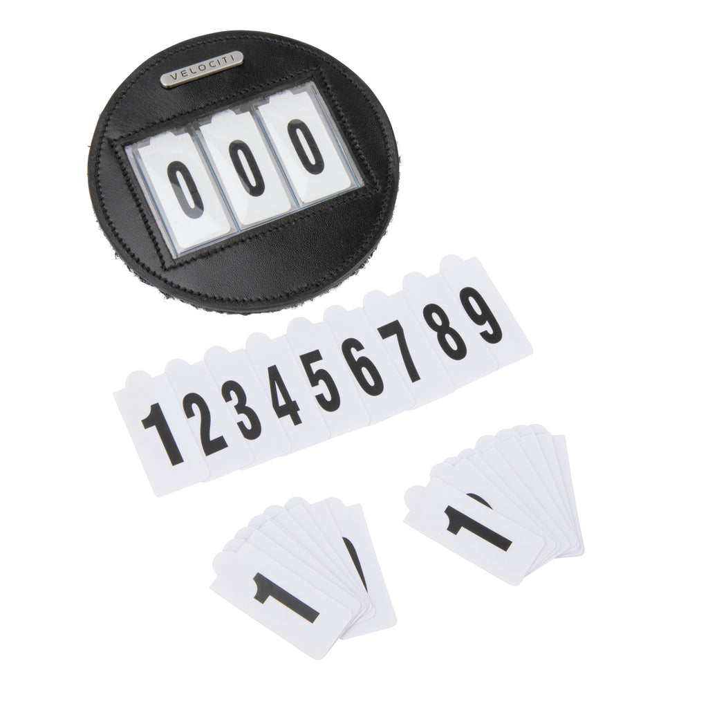 Velociti Round Number Holder - Black