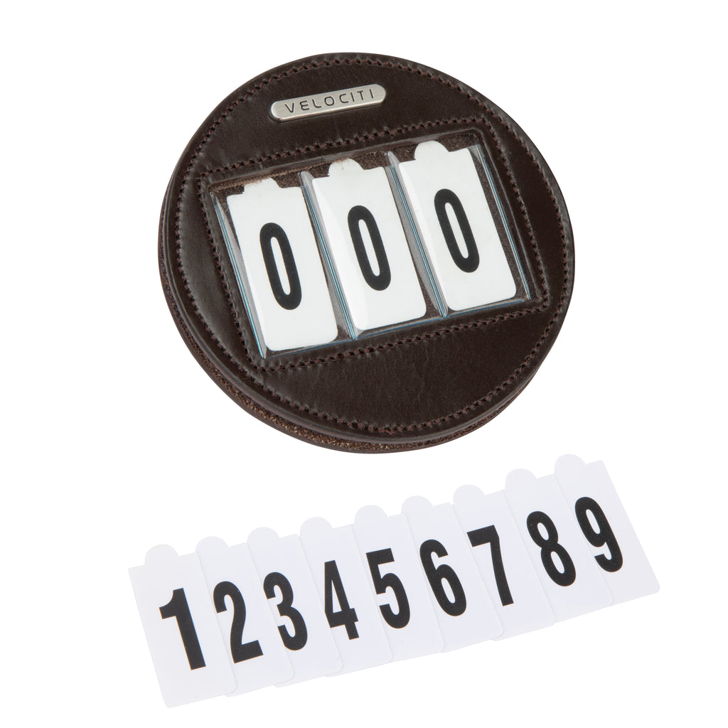 Velociti Round Number Holder - Havana