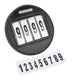 Velociti Round 4 Number Holder - Black