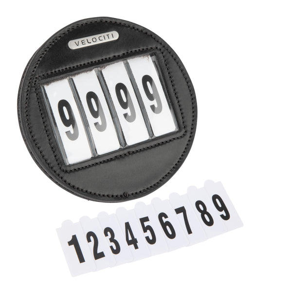 Velociti Round 4 Number Holder - Black