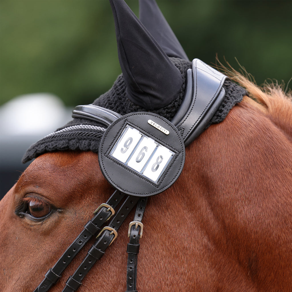 Velociti Round 4 Number Holder - Black