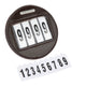 Velociti Round 4 Number Holder - Havana