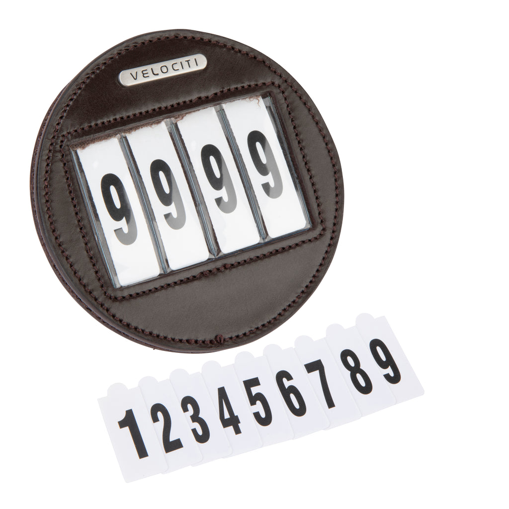 Velociti Round 4 Number Holder - Havana