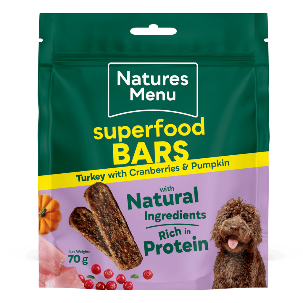 Natures Menu Country Hunter Superfood Bars - Turkey