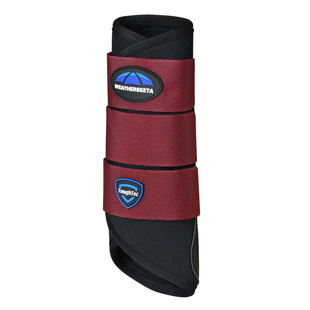 WeatherBeeta Tough-Tec Prime Brushing Boots - Black/Burgundy